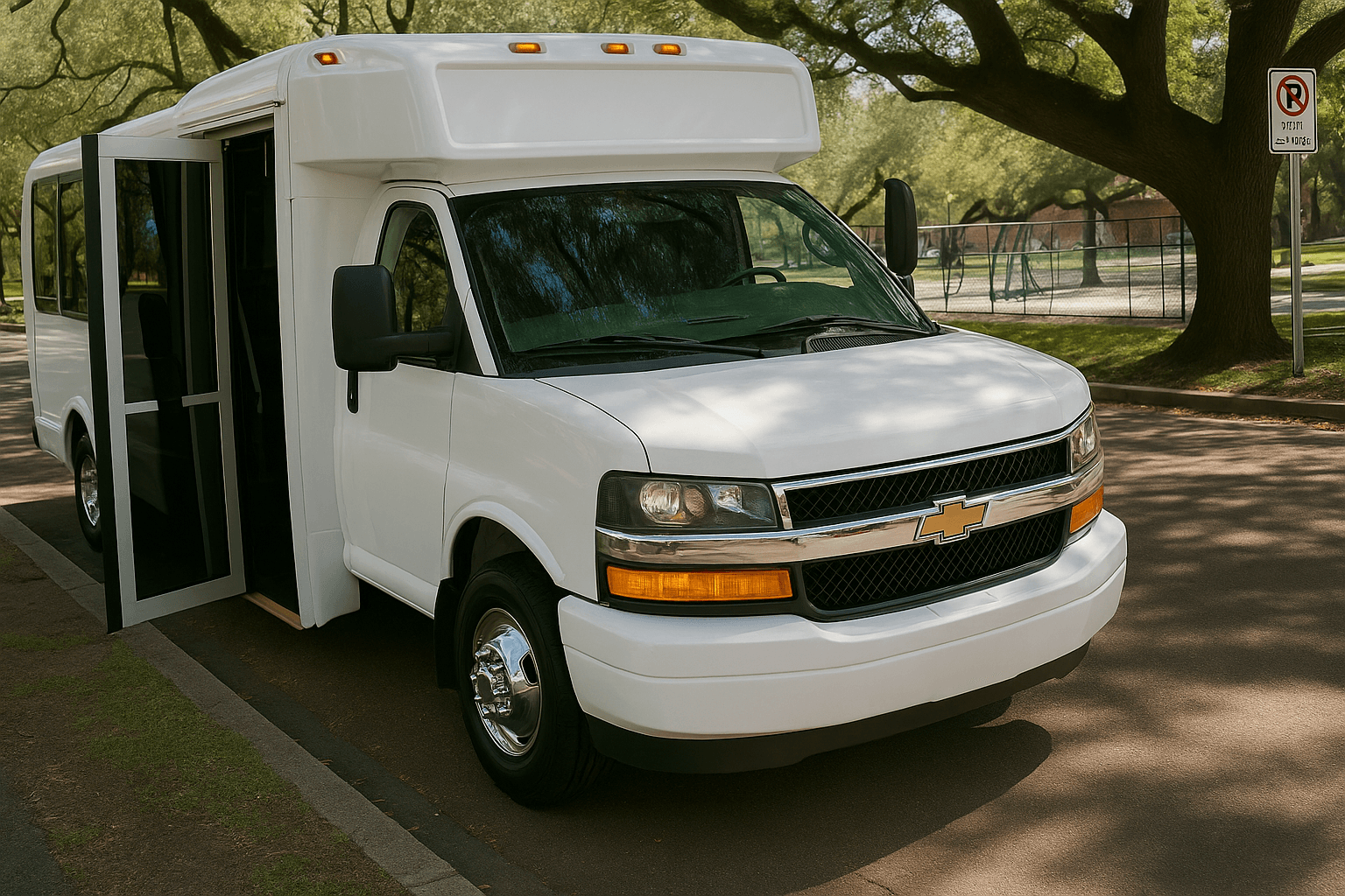 18-Passenger Party Bus exterior