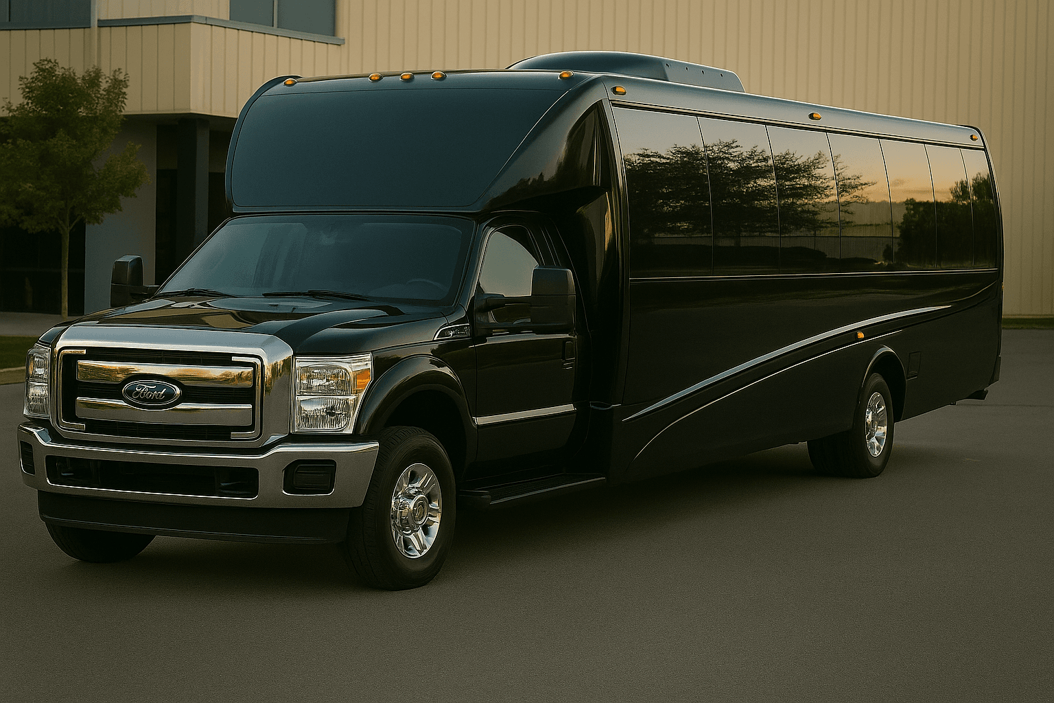 24-Passenger Coach Bus exterior