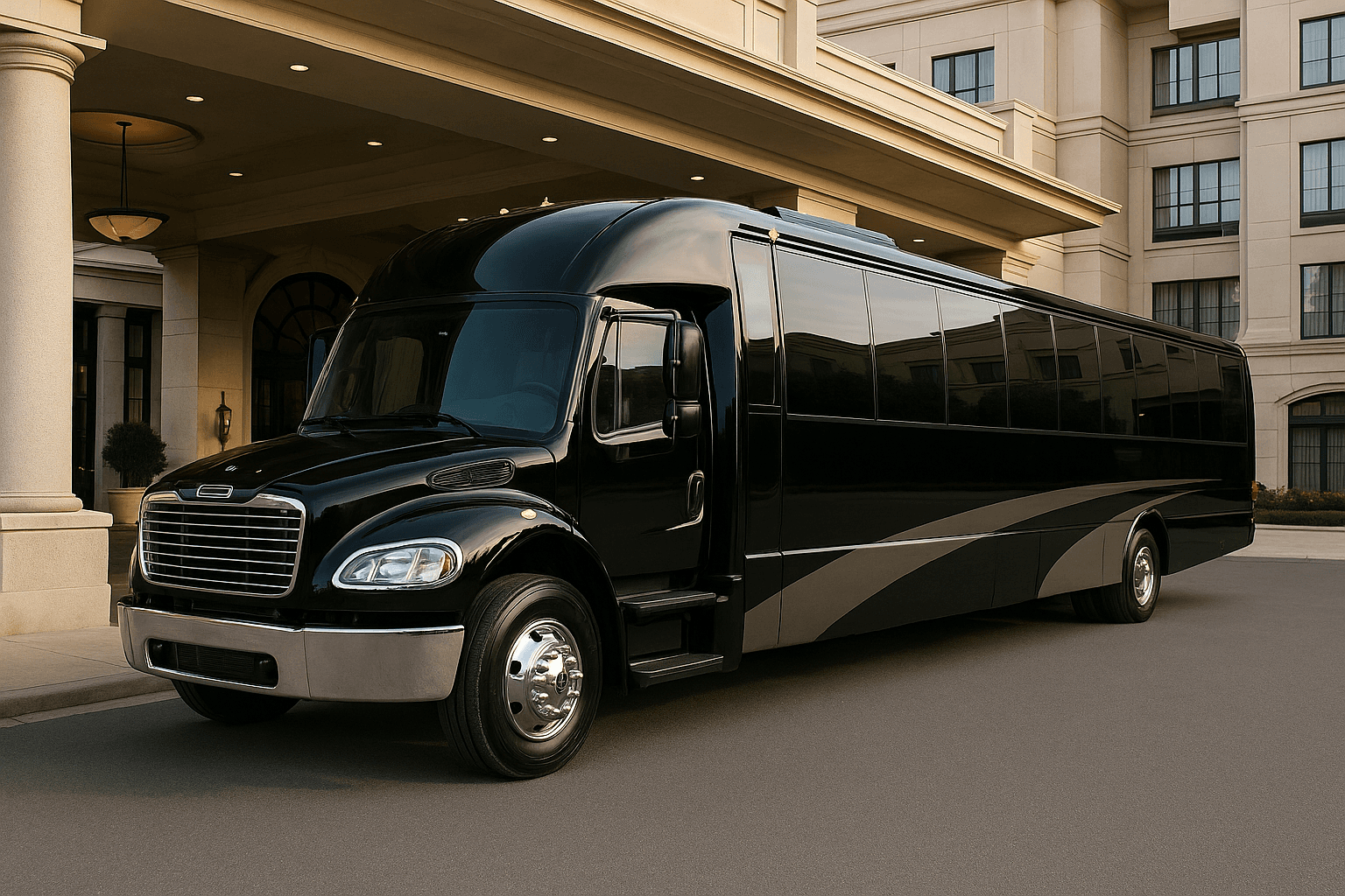 44-Passenger Coach Bus exterior