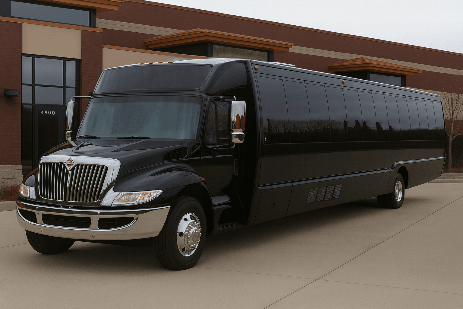 45-Passenger Party Bus exterior