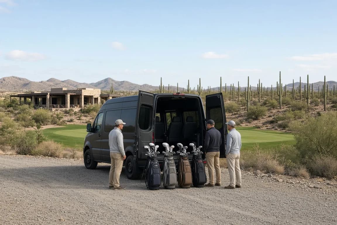 Golf Outings transportation in Phoenix