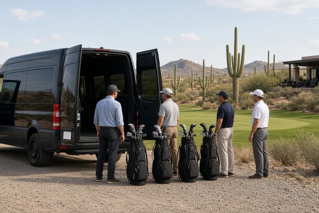 Golf Outings transportation in Phoenix