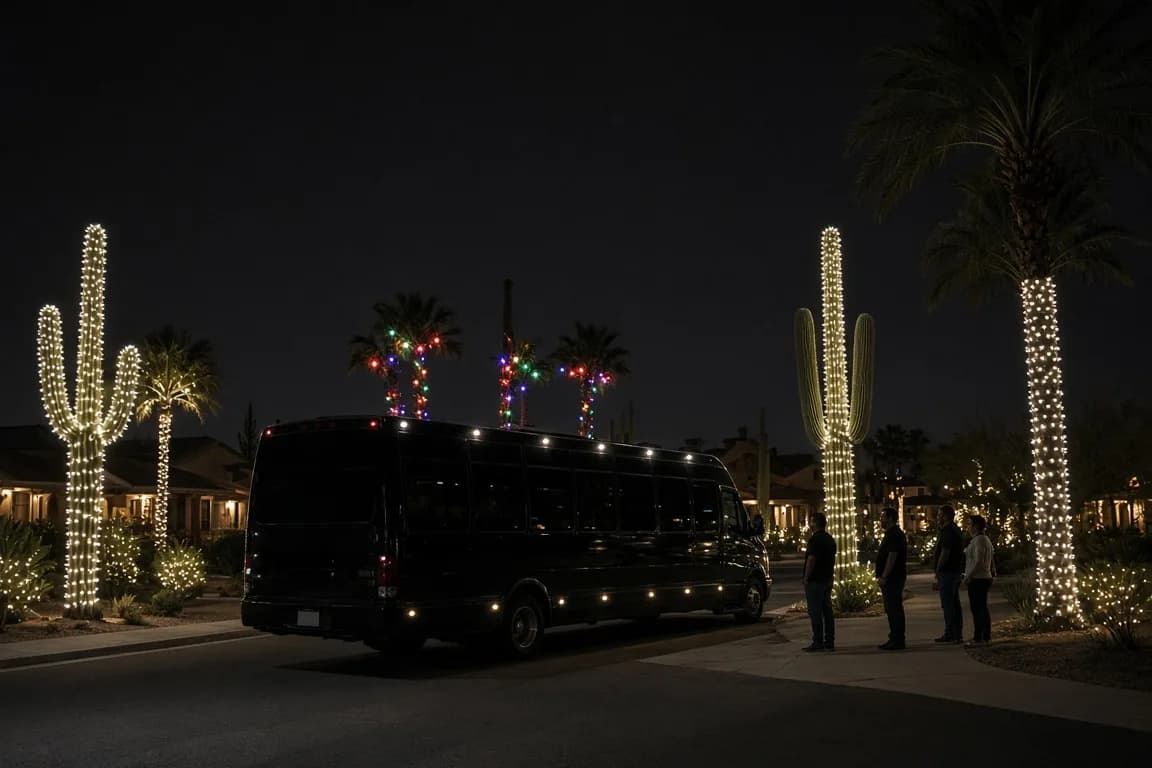 Holiday Lights Tour transportation in Phoenix