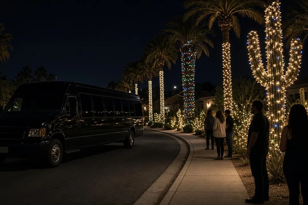 Holiday Lights Tour transportation in Phoenix