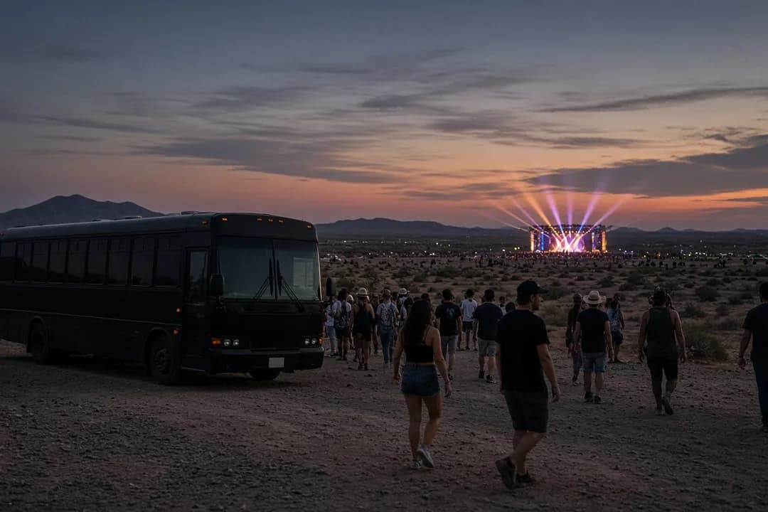 Music Festivals transportation in Phoenix