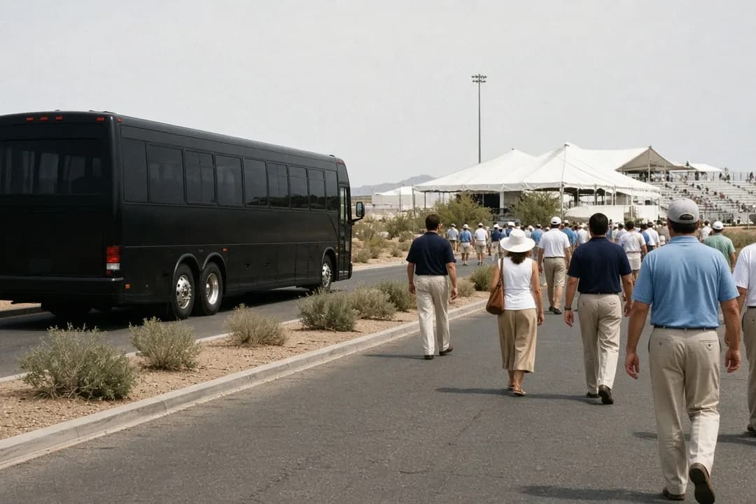 WM Phoenix Open transportation in Phoenix