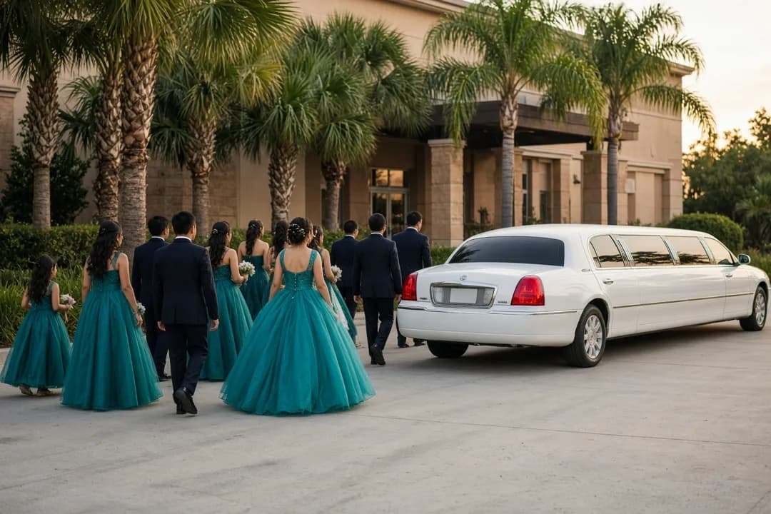 Quinceañeras transportation in Phoenix