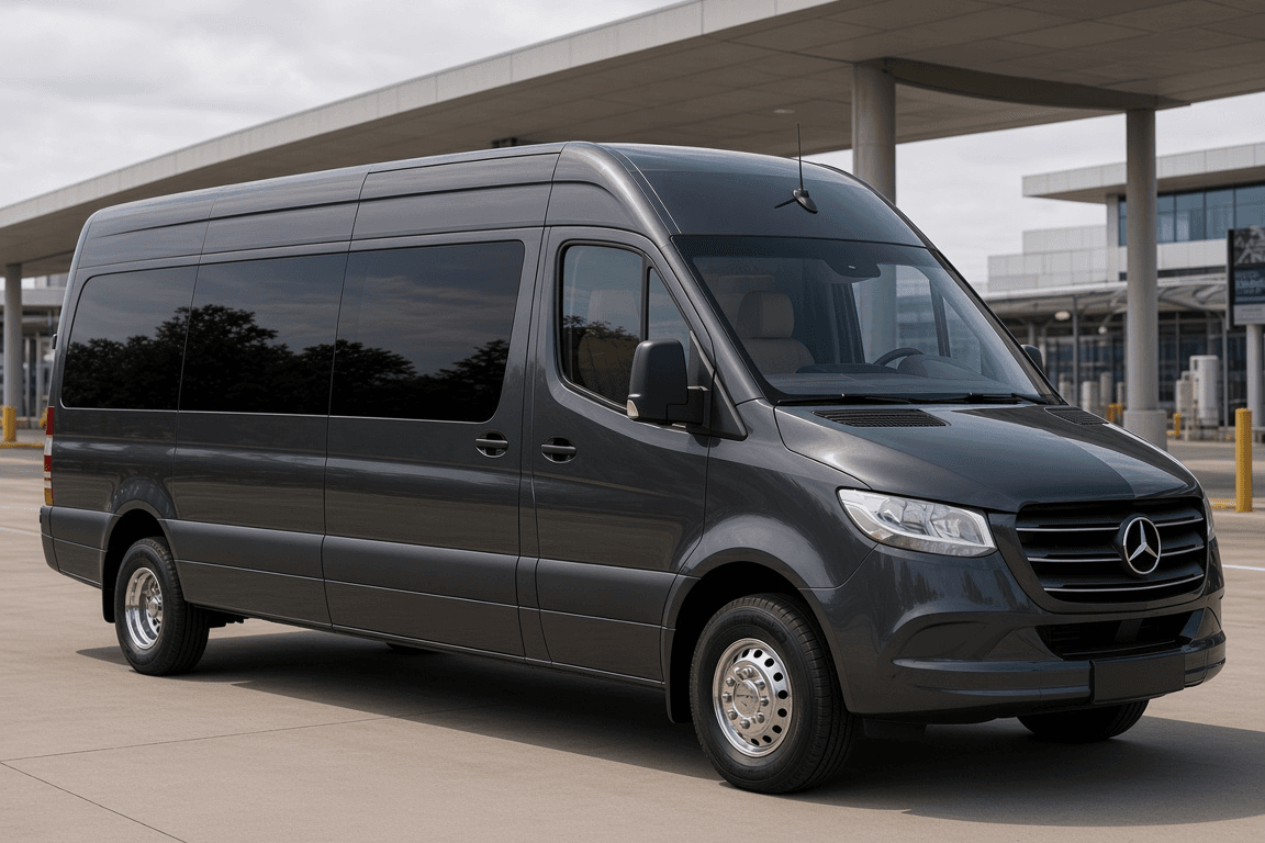 12-passenger executive Sprinter exterior