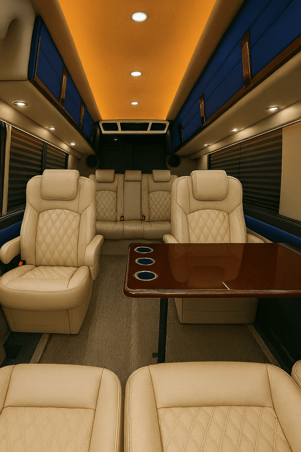 12-Passenger Executive Sprinter interior view