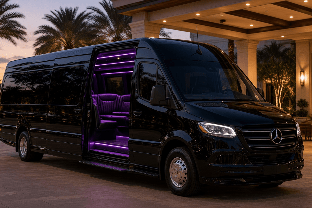 14-Passenger Limo Sprinter exterior