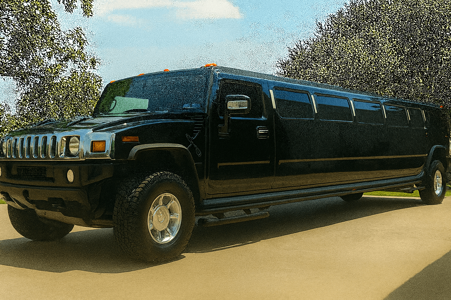 22-Passenger Stretch Limousine exterior
