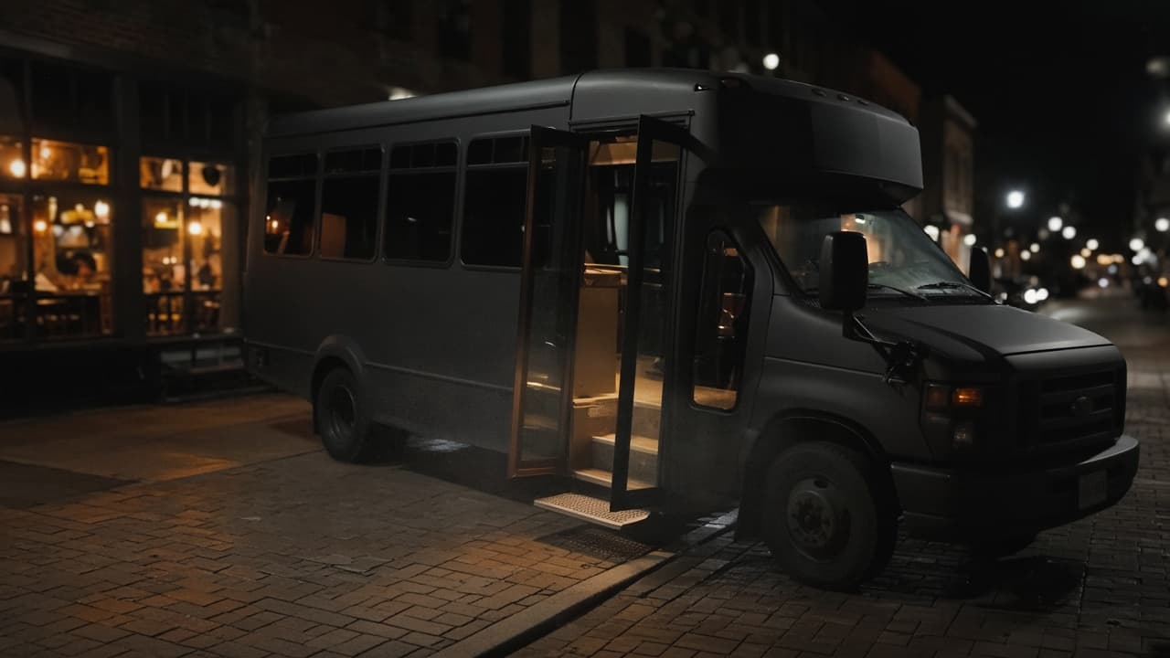 22-passenger party bus for a company outing to a Diamondbacks game at Chase Field
