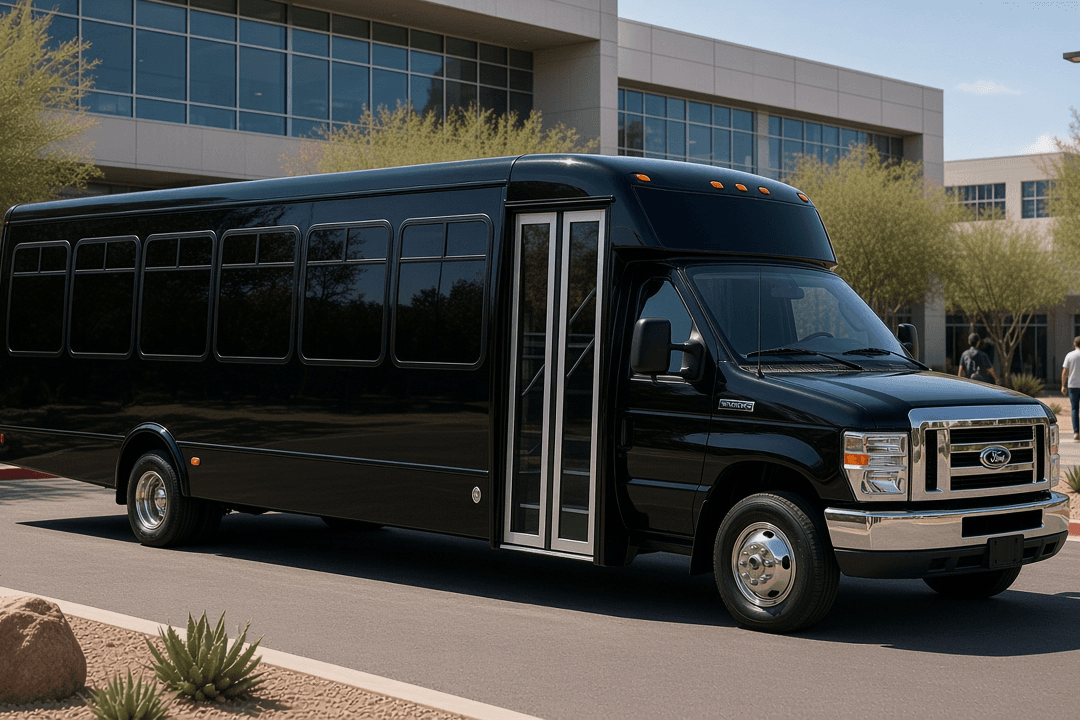 30-Passenger Coach Bus exterior