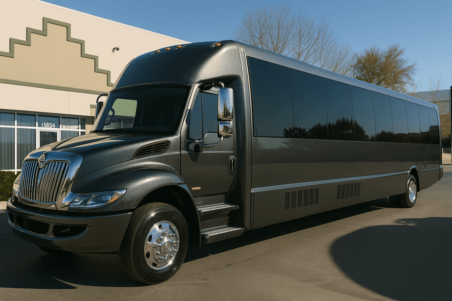36-Passenger Party Bus exterior
