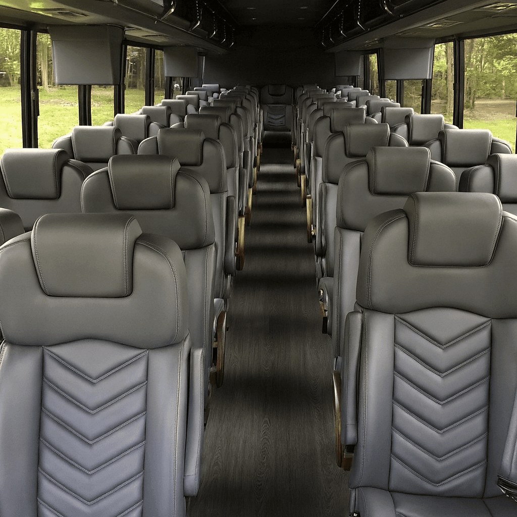 42-Passenger Coach Bus interior view
