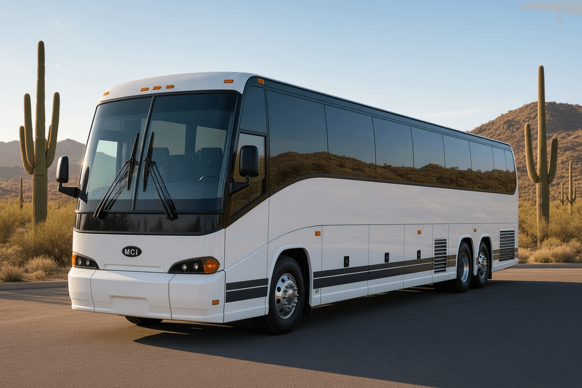 56-Passenger Coach Bus exterior
